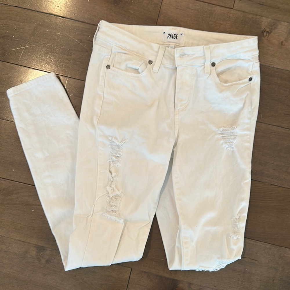 PAIGE white jeans